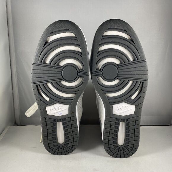 Nike Breathe White/Gray Dunk Sky Hi 2.0 Lace Up Wedge Sneakers Size 6 US - Picture 10 of 11